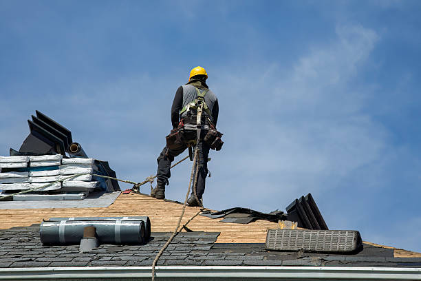 Professional Flat Roof Repair technician working in Coral Springs, FL